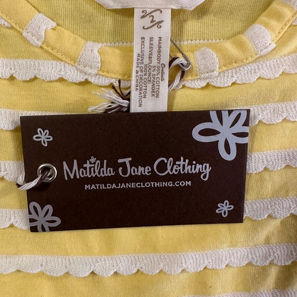 NWT Matilda Jane Enchanted Garden Sunkissed Knit Girls Top - Picture 4 of 4